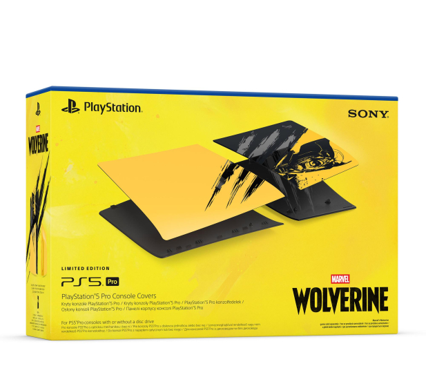 Osłona konsoli PlayStation 5 Pro – Marvel’s Wolverine Battle Yellow edycja limitowana - 1582096 - zdjęcie 4
